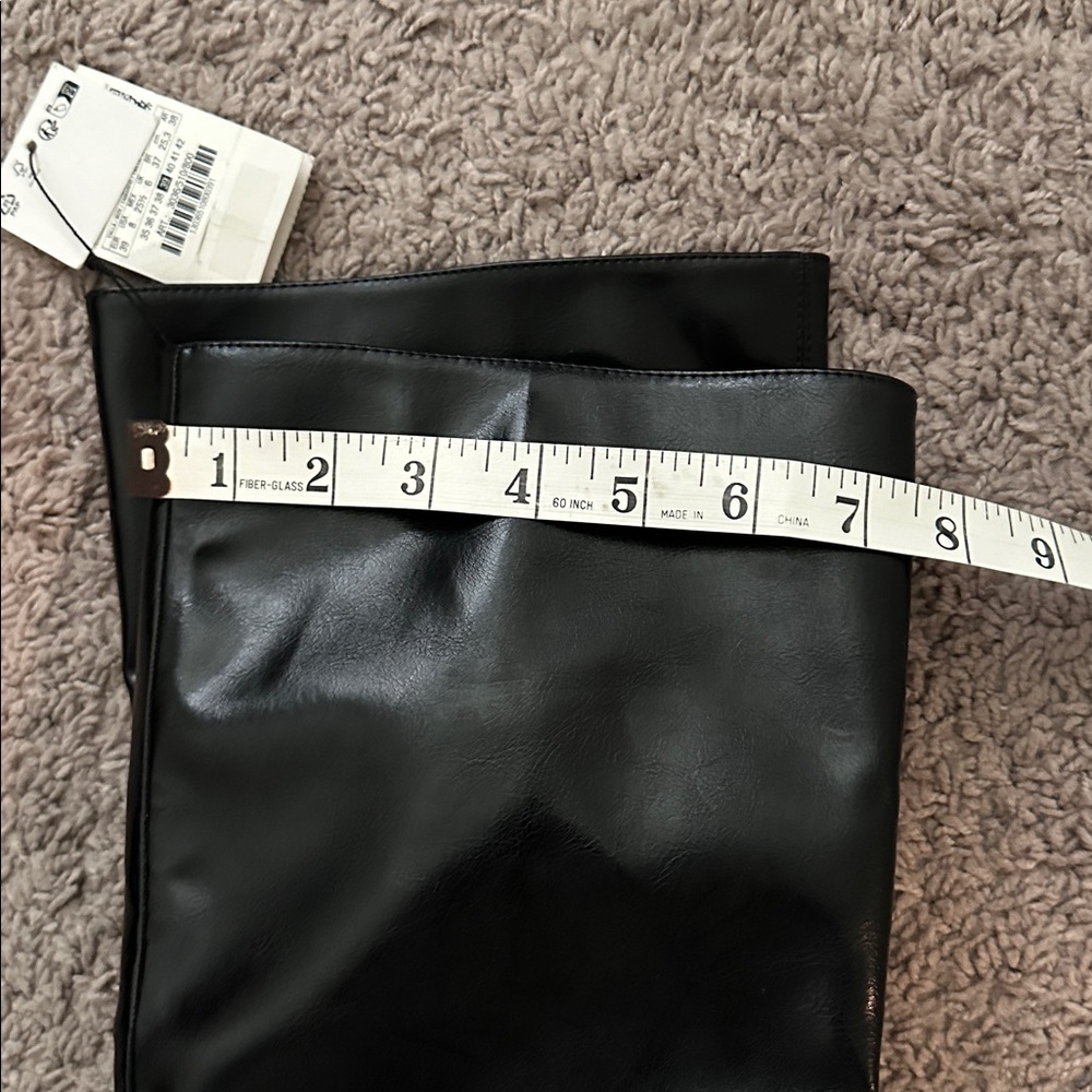 NWT Zara WIDE HEELED TOPSTITCHED BOOTS - Picture 15 of 15